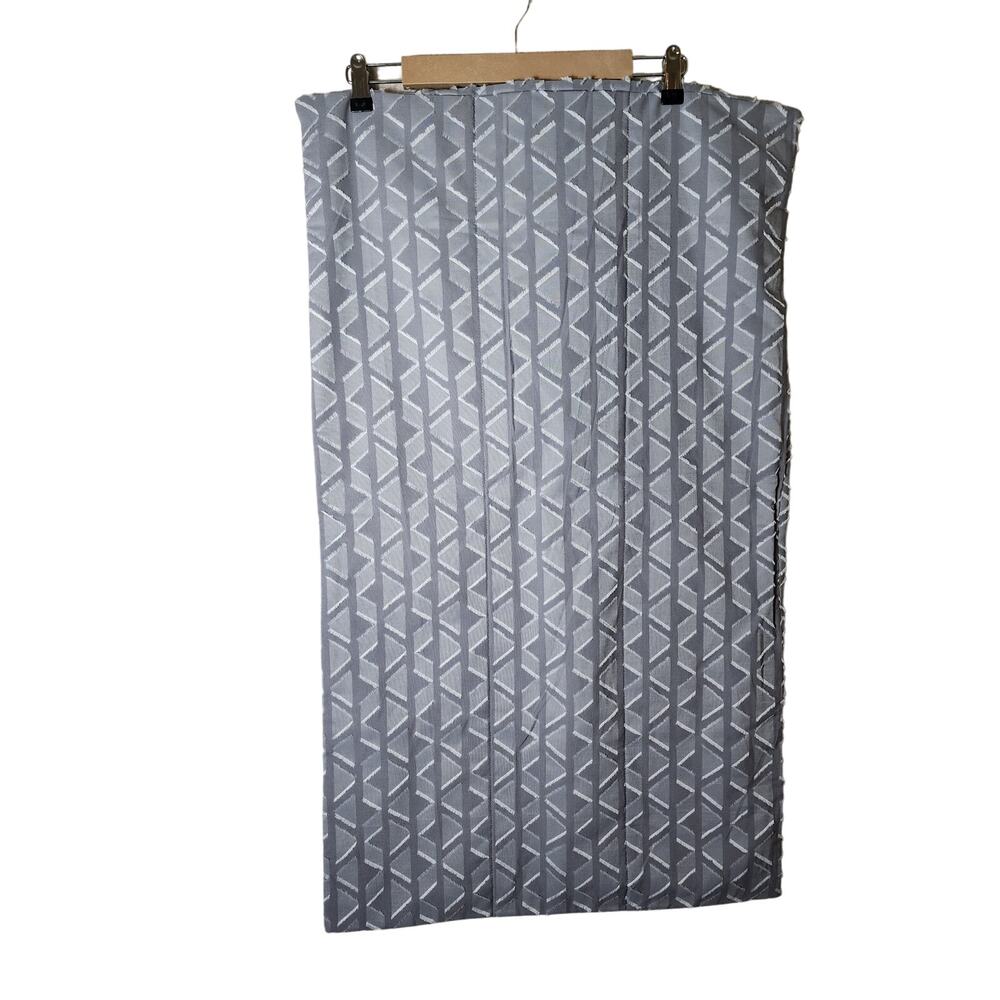 BEDDY'S Gray White Geometric Design 3D KING Pillow Shams Set of 2